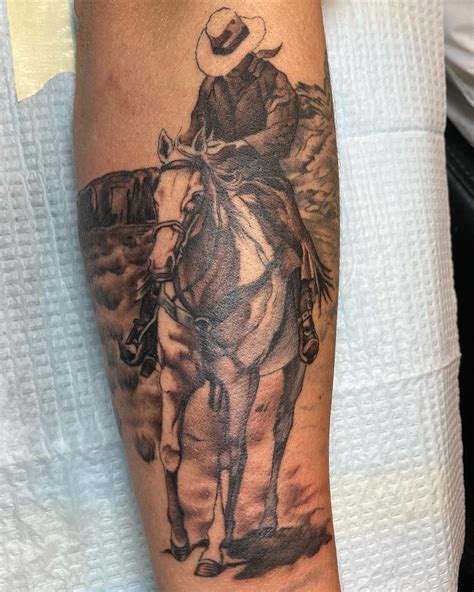 cowgirl tattoo|female cowboy tattoo.